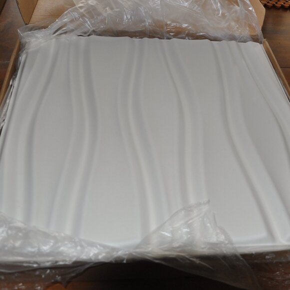 1 Box Flows 3D Wall Art Panels (12). Eco friendly Biodegradable Recycled 50x50cm - Picture 3 of 10